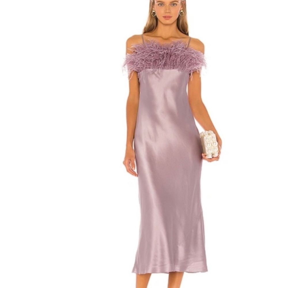 Cinq a Sept Cerise Slip Dress in Sea Fog Size 2
